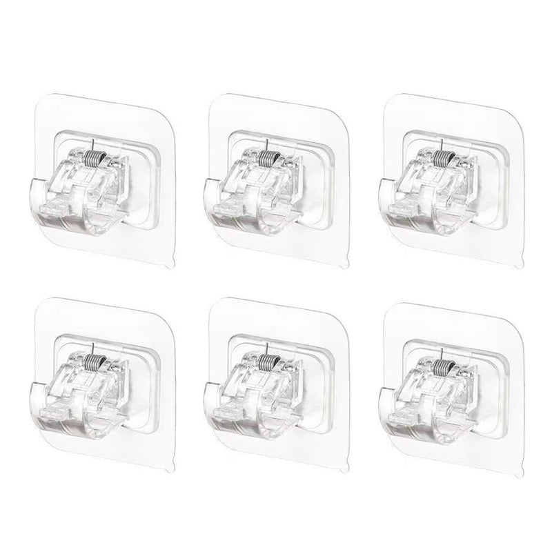 Transparante hangende staafclip