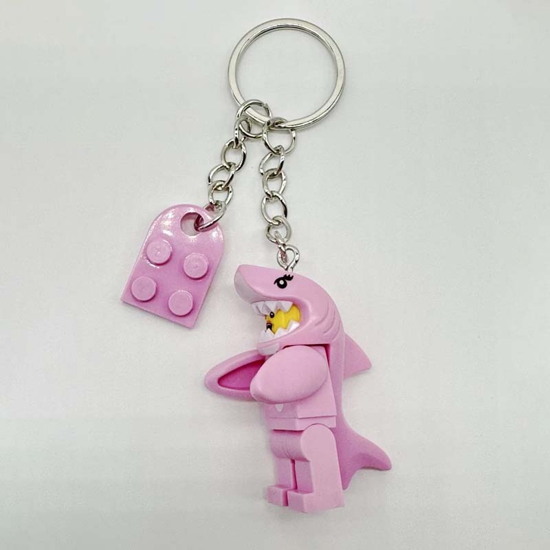 Baby haai paar sleutelhanger