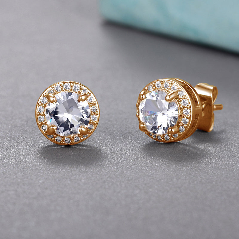 Creatieve bijpassende oorbellen van zirkonia