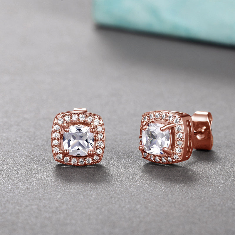 Creatieve bijpassende oorbellen van zirkonia