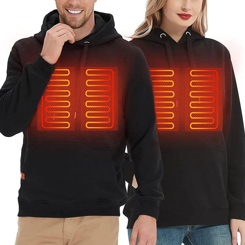 USB-stroomverwarmd sweatshirt met capuchon