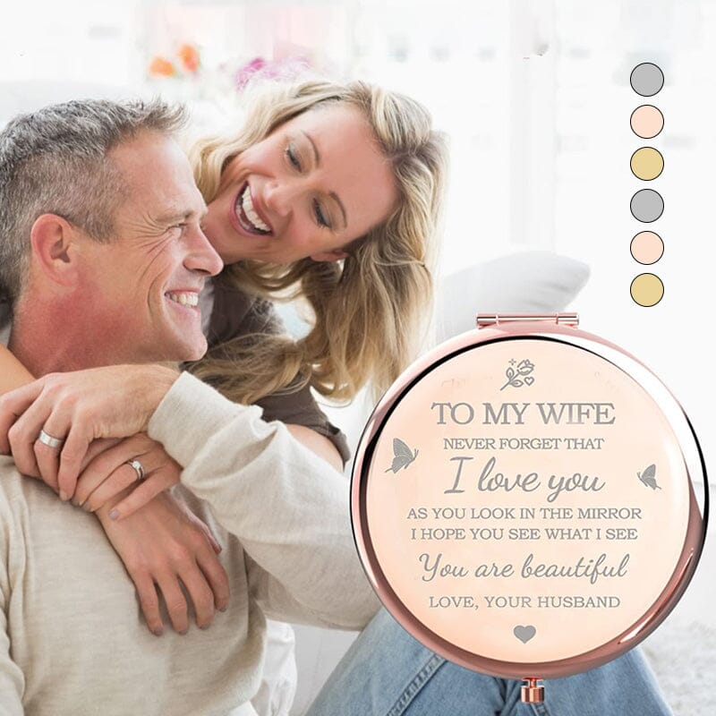 Ik hou van jou compacte spiegel