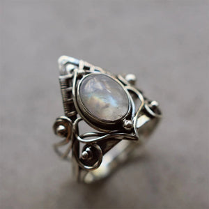 Vintage Maansteen Ring