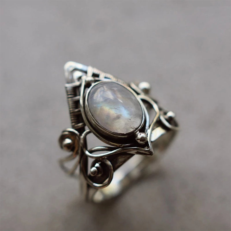 Vintage Maansteen Ring