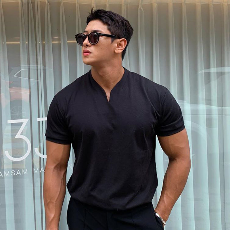 Fitness-T-shirt met korte mouwen