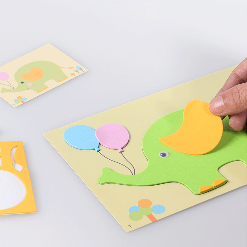 DIY handgemaakte dierenstickers voor kinderen