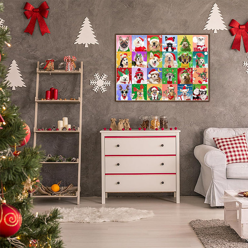 Kerstpuzzel blinde doos