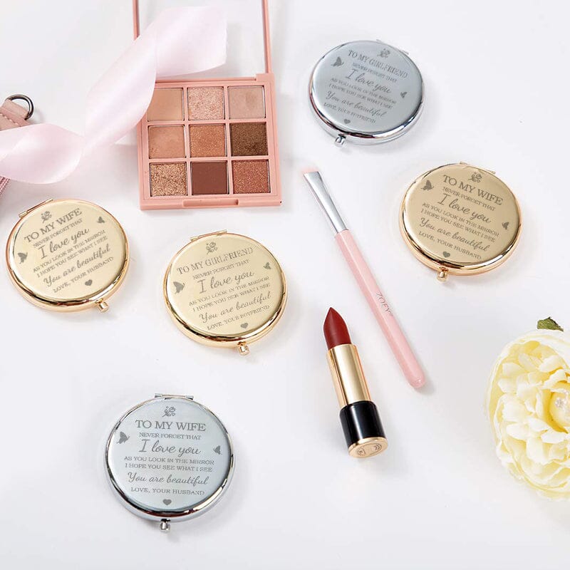 Ik hou van jou compacte spiegel