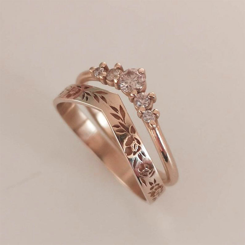 Elegante Eenvoudige Slingerring