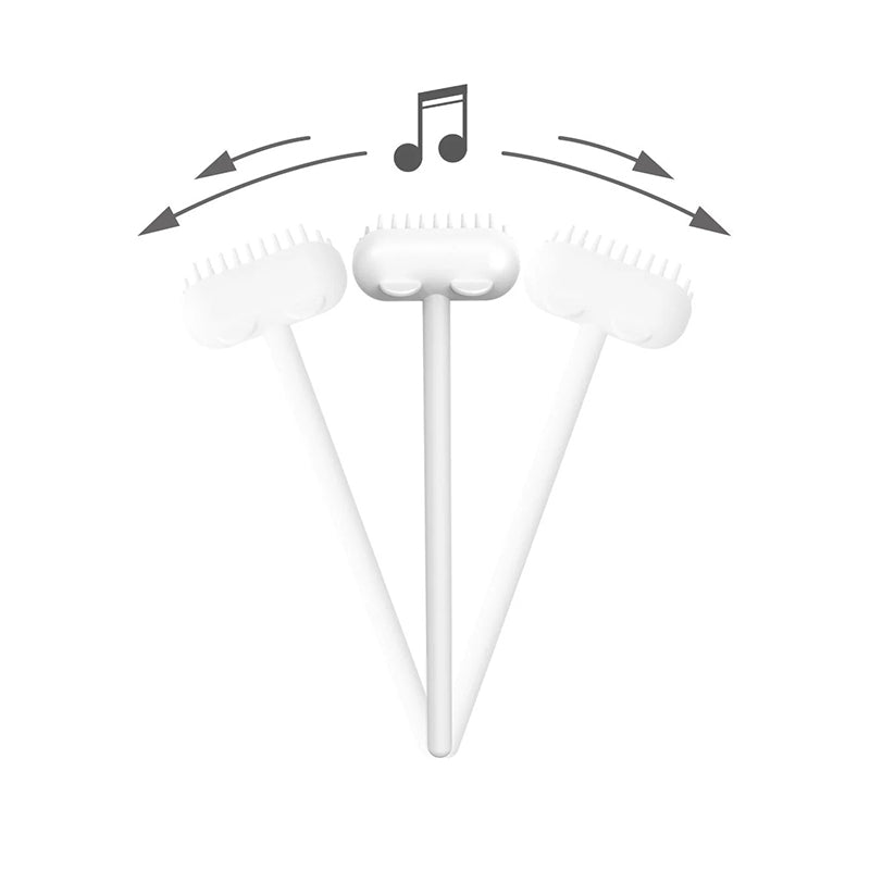 Massageborstel voor katten met lange steel