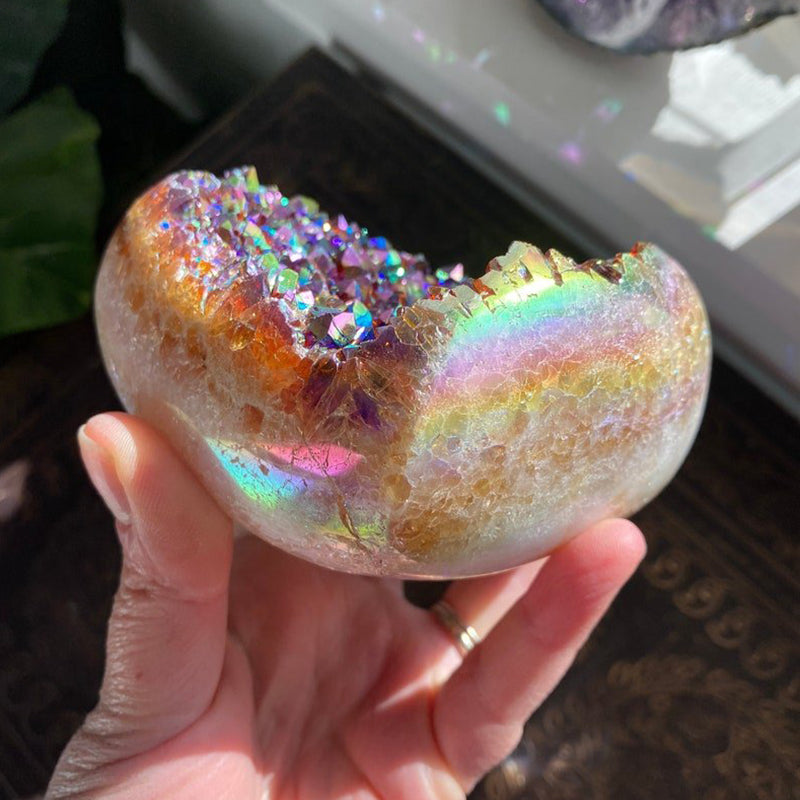 Angel Aura hartvormig kristal