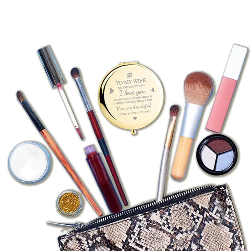 Ik hou van jou compacte spiegel