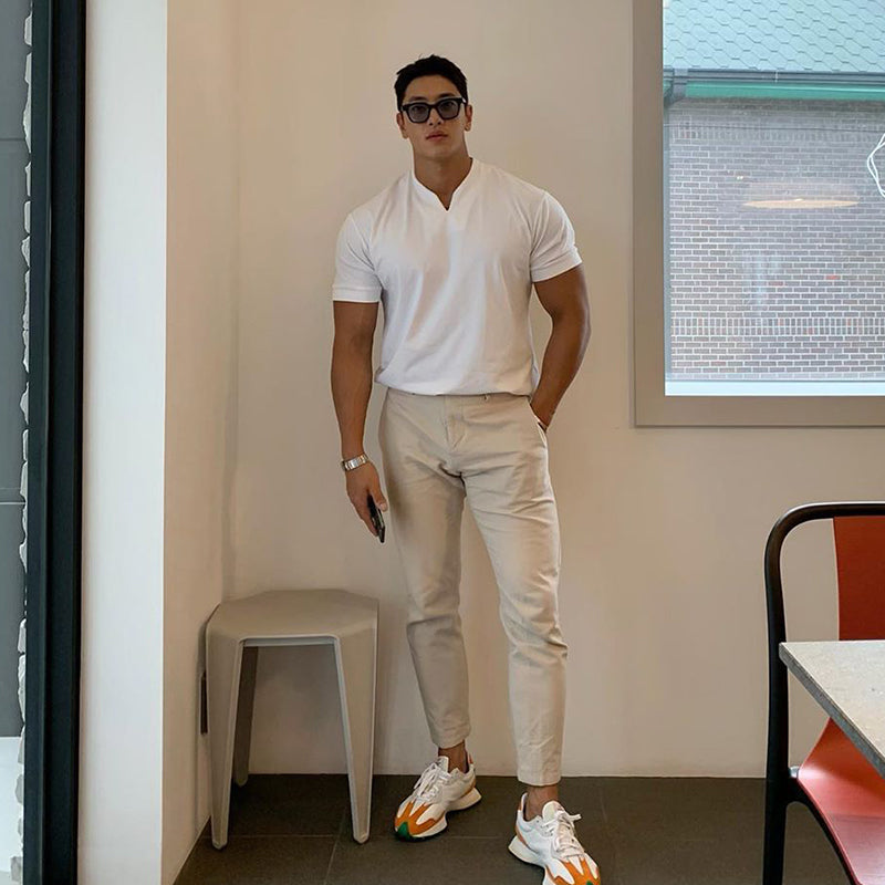 Fitness-T-shirt met korte mouwen