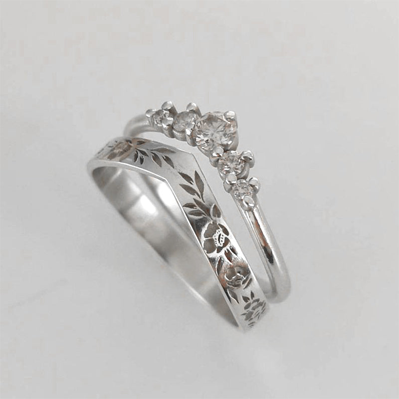 Elegante Eenvoudige Slingerring
