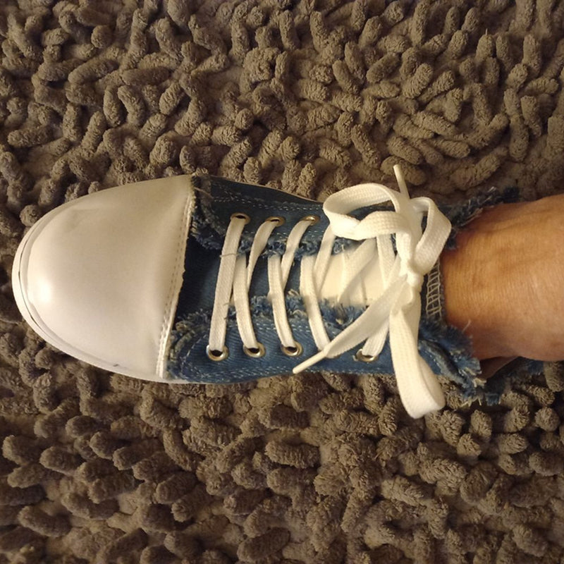 Denim canvas schoenen