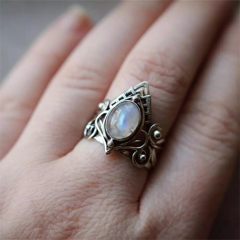 Vintage Maansteen Ring