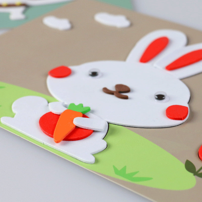 DIY handgemaakte dierenstickers voor kinderen