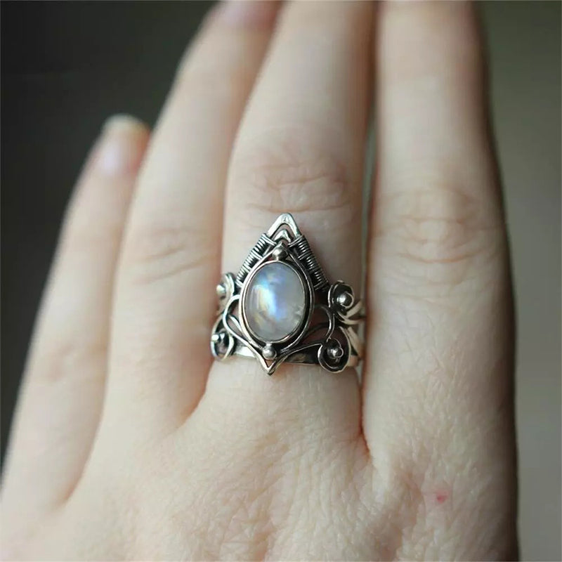 Vintage Maansteen Ring