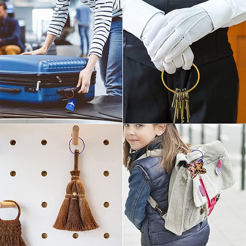 Het creatieve Slot van de de Draad van het Kleurenstaal (20/50/100 Stuks)