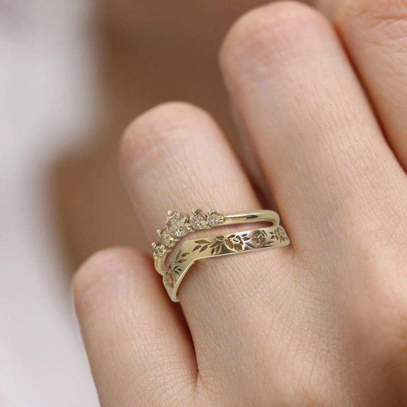 Elegante Eenvoudige Slingerring