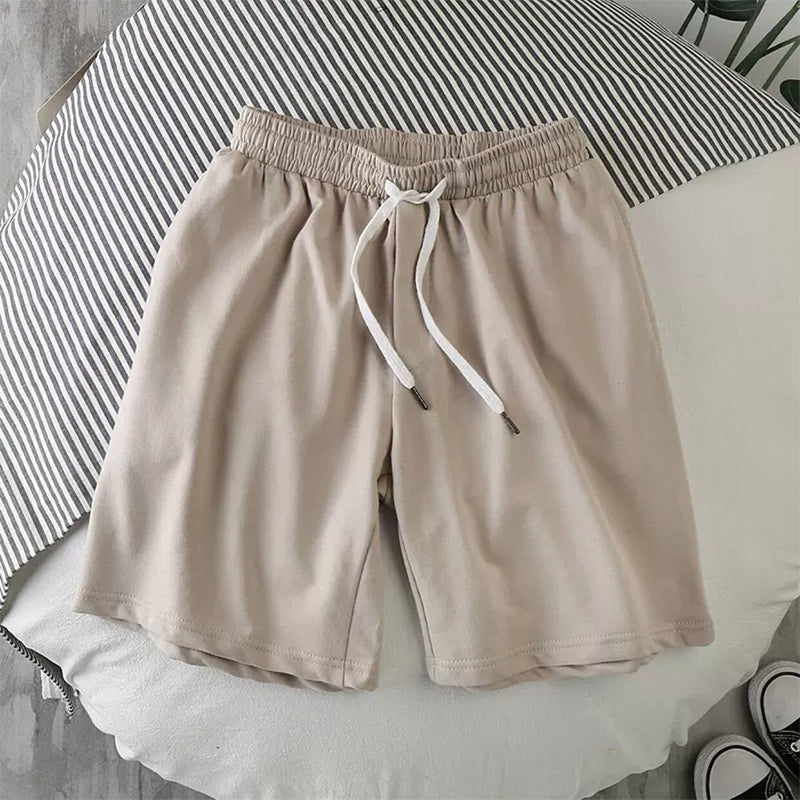 Sportshort in effen kleur