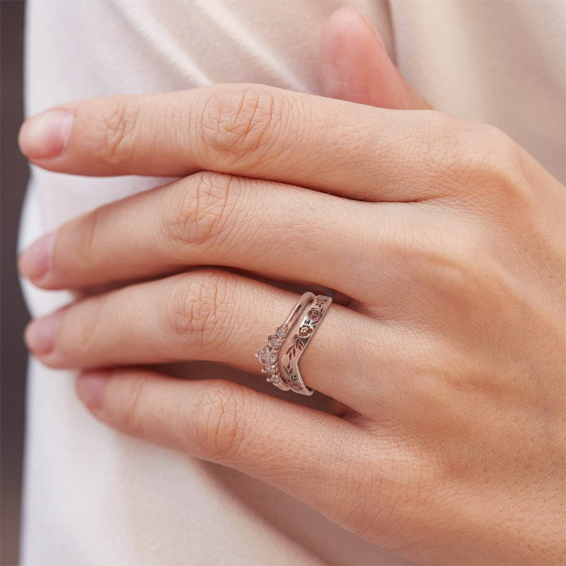 Elegante Eenvoudige Slingerring