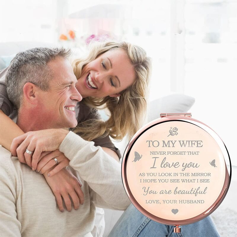 Ik hou van jou compacte spiegel