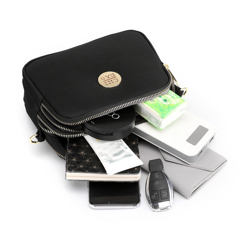 Nylon schoudertas van Oxford-stof met één schouder