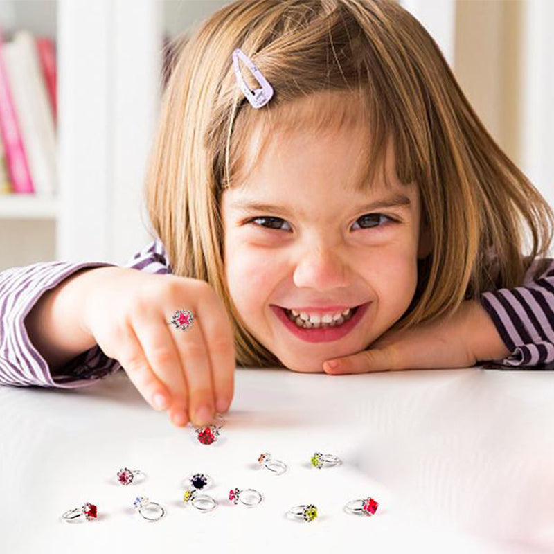36 stuks schattige ringen voor meisjes
