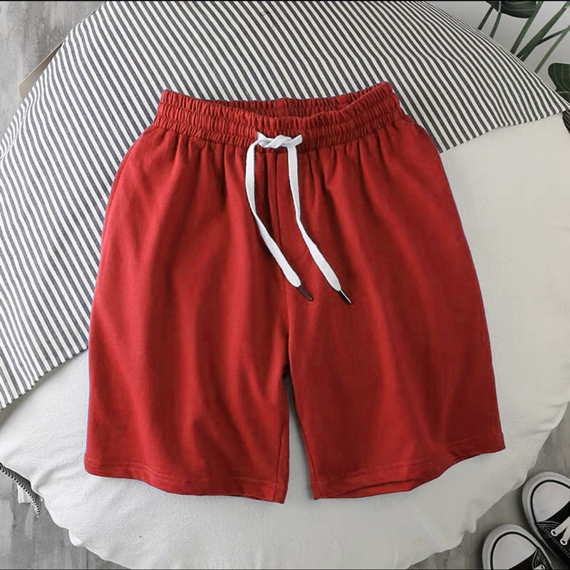 Sportshort in effen kleur