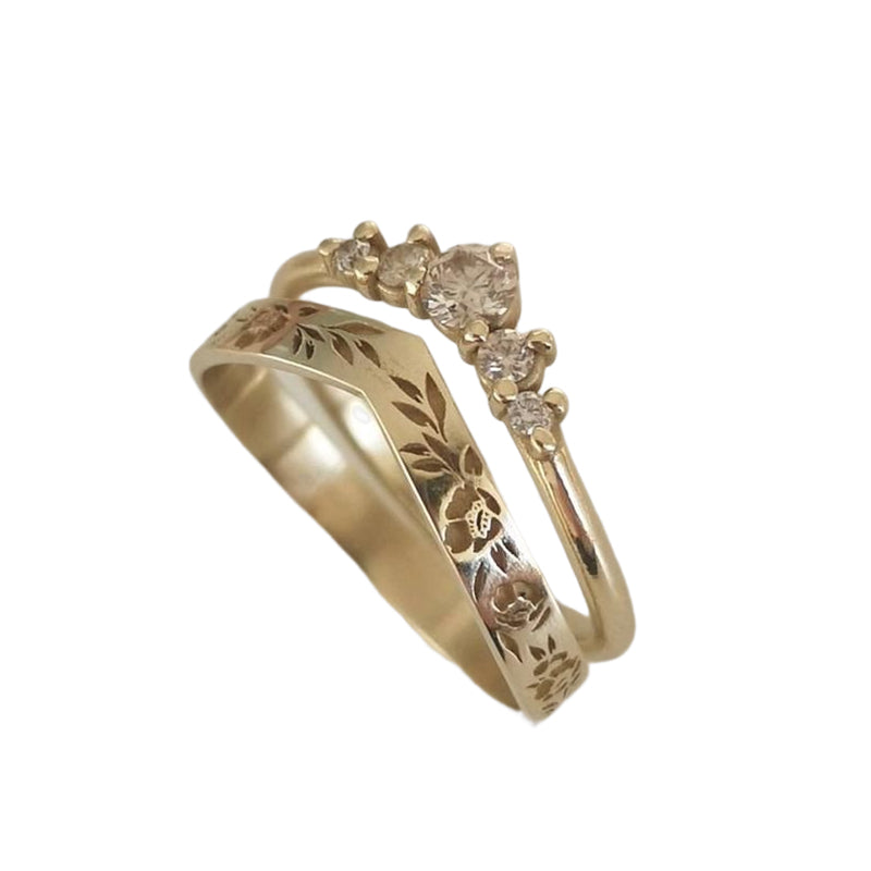 Elegante Eenvoudige Slingerring