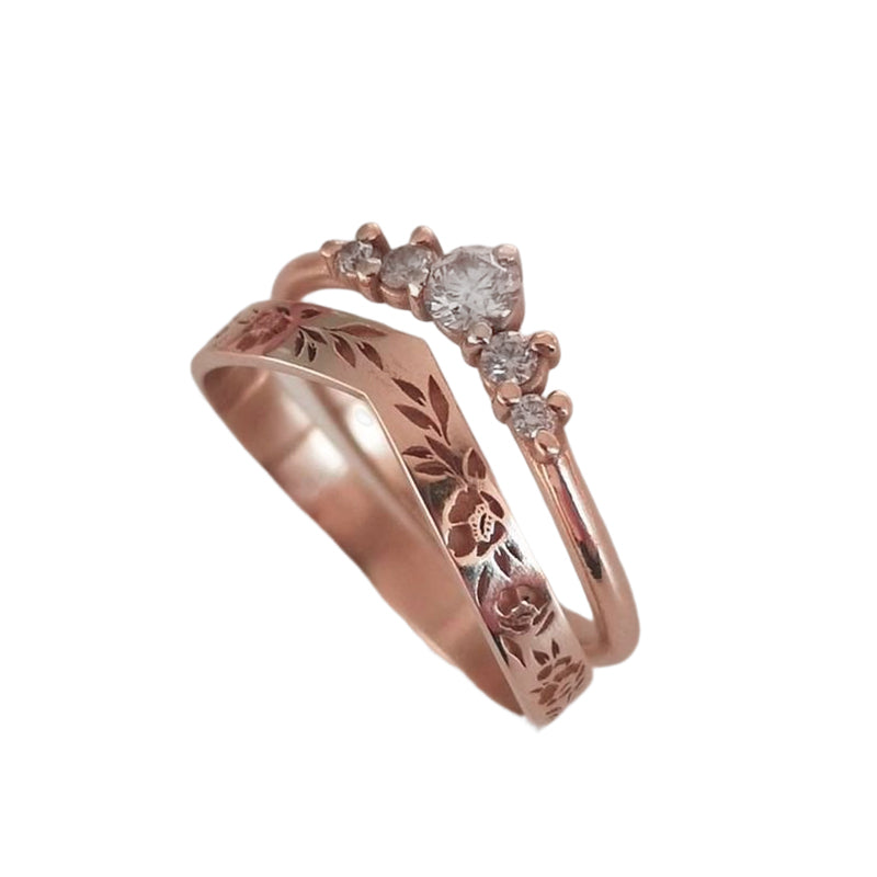 Elegante Eenvoudige Slingerring