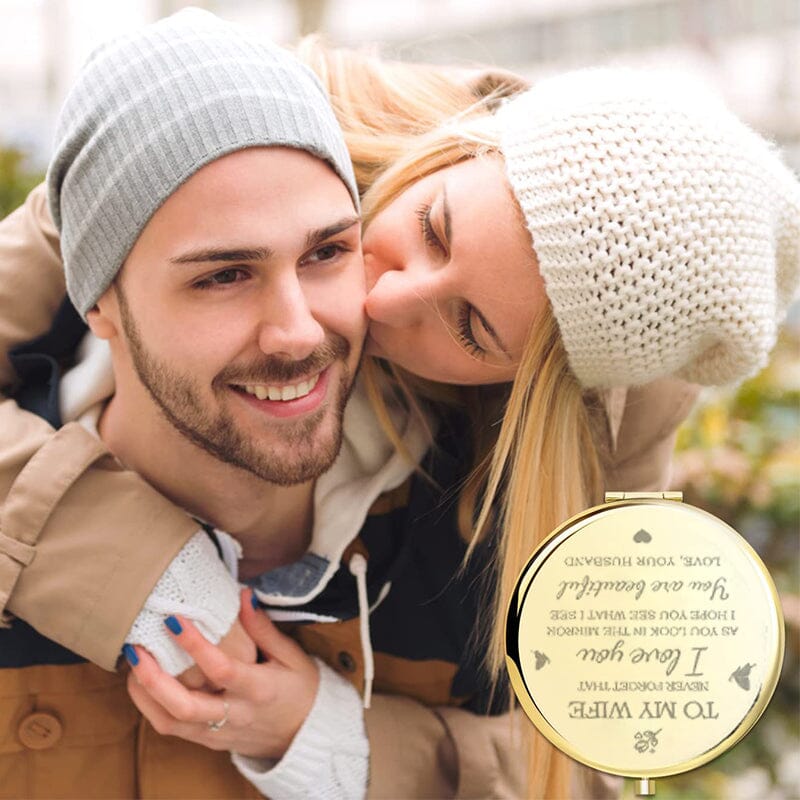 Ik hou van jou compacte spiegel