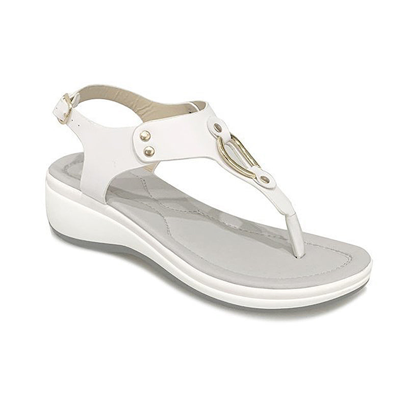 Zomerse effen kleur teenslippers
