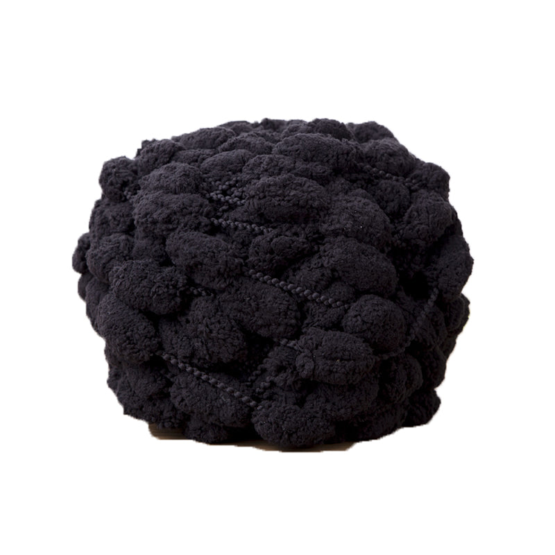 Winter DIY gevlochten parelmoer grove wol (6 stuks)