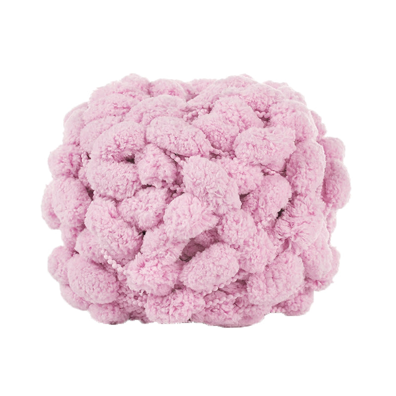 Winter DIY gevlochten parelmoer grove wol (6 stuks)