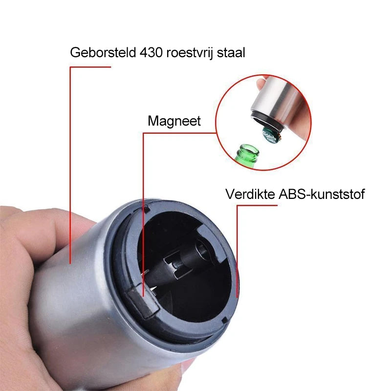 Magneet-automatische bierflesopener