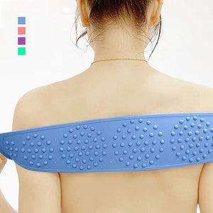 Siliconen body scrubber riem