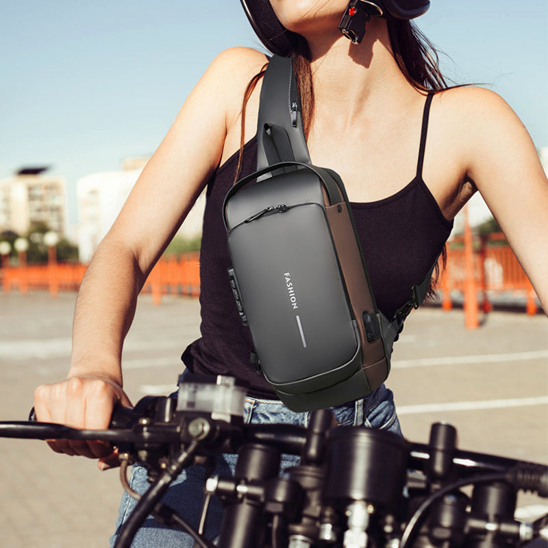 wachtwoord anti-diefstal borsttas