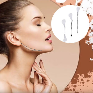 Onzichtbare dunne gezichtssticker