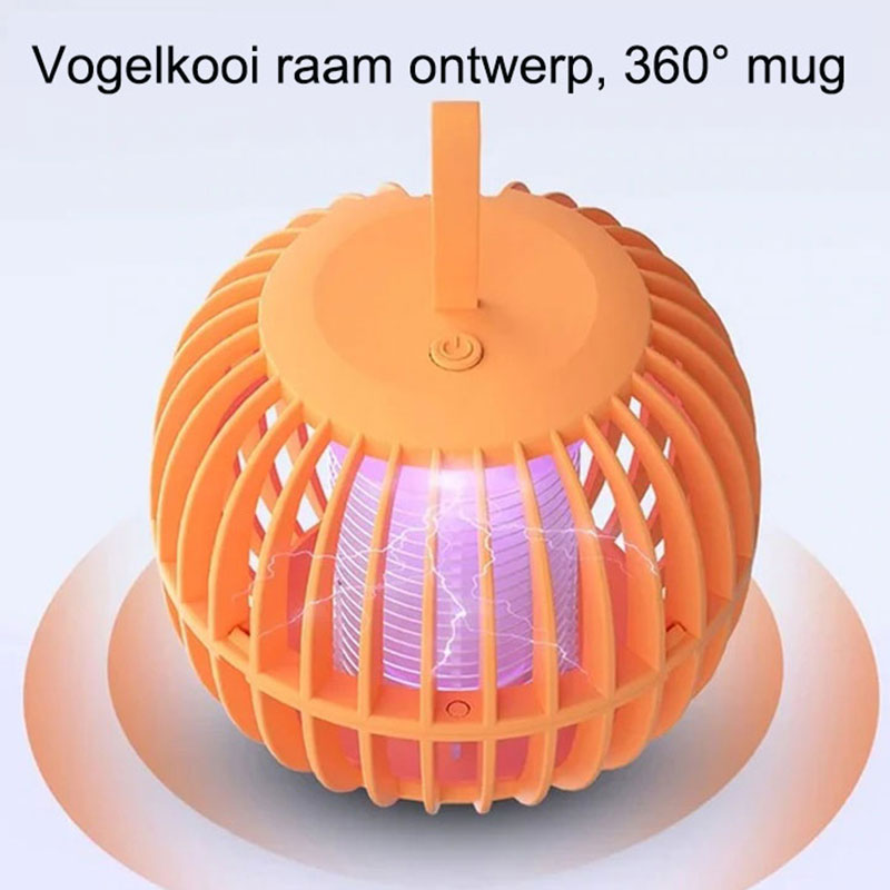 2 in 1 geruisloze muggen verdelger lamp