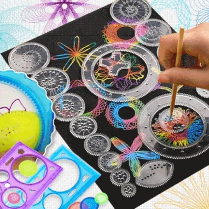 Magische rossen bloemliniaal