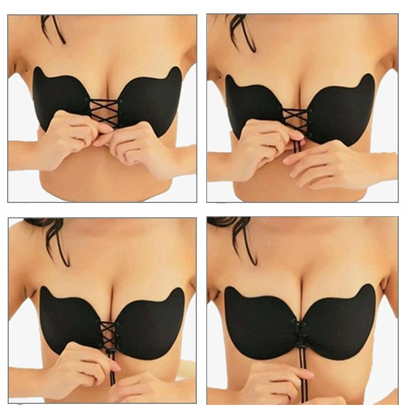 PRO onzichtbare ademende push-up bh