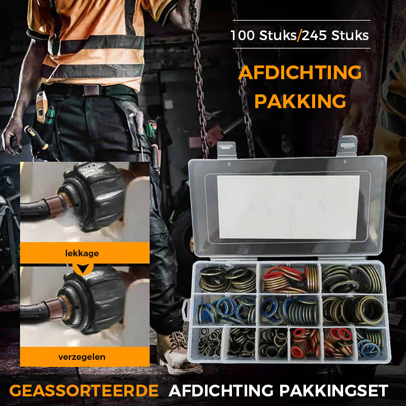 100 stuks / 245 stuks diverse afdichtingspakkingset