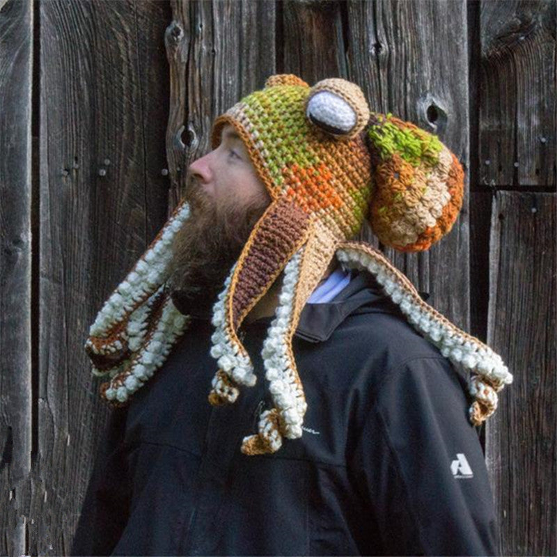 Gehaakte Octopus Hoed