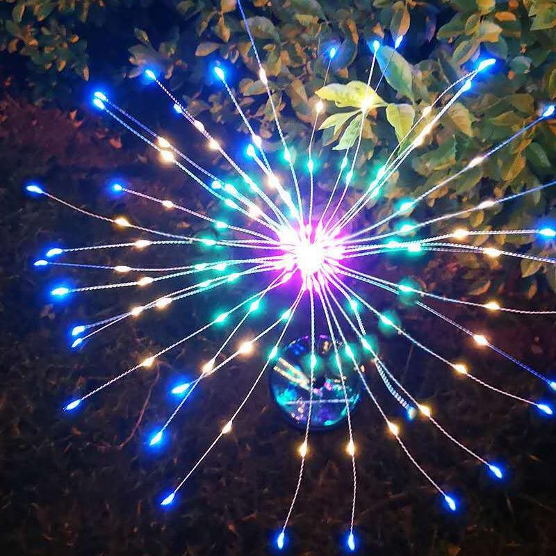 Waterdichte Zonne Garden Vuurwerk Lamp