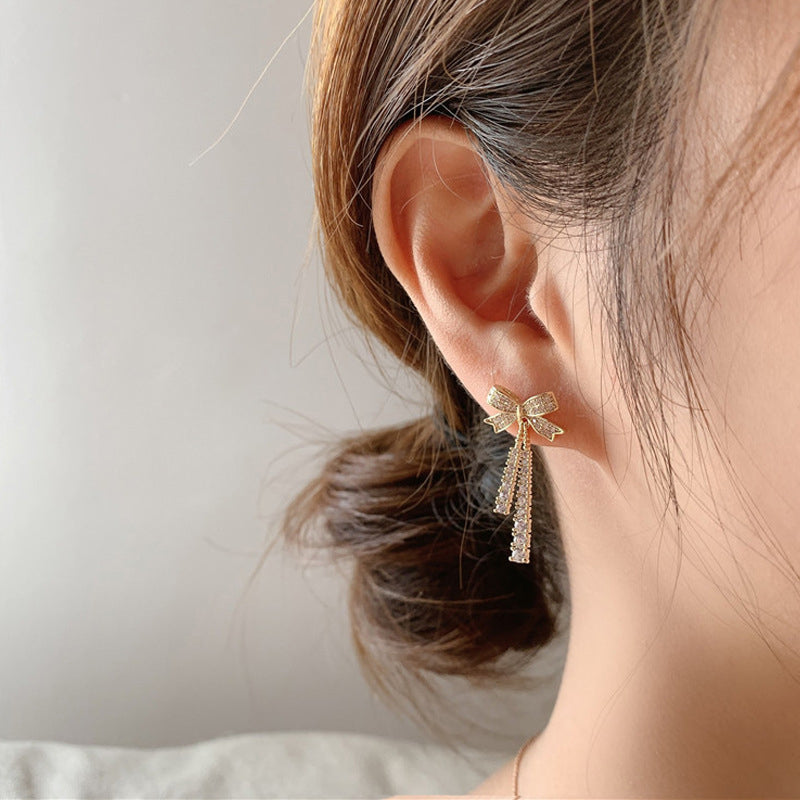 Vlinderdas oorbellen