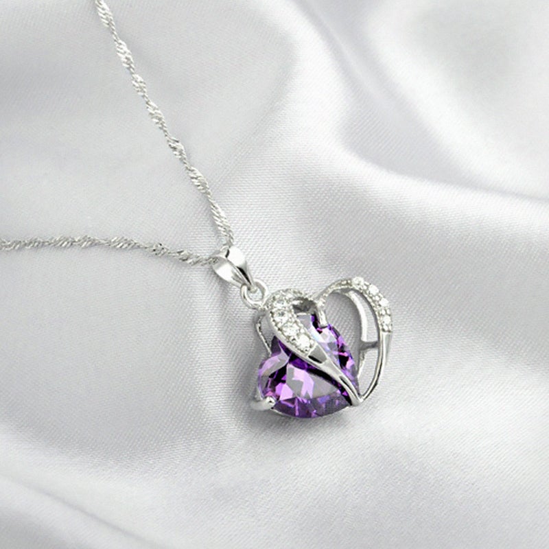 Hart Design Zirkoon Ketting Hanger Oorbellen Sets