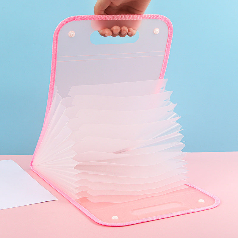 Typared Verticale accordeontas A4 papieren ordner