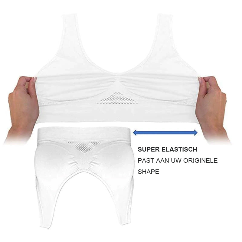 Naadloze en beugelloze comfort-bh voor dames